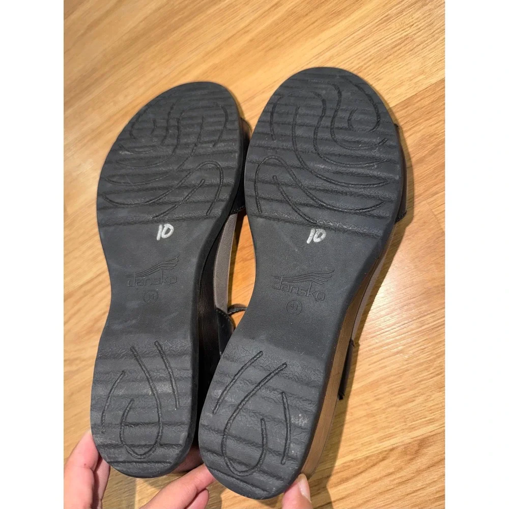 Dansko black leather